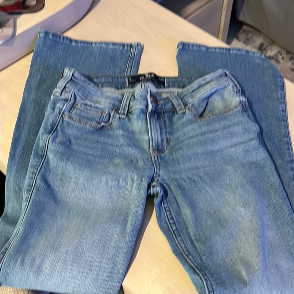 Hollister Blue Straight Leg Jeans Classic Style